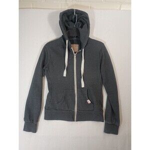 Pacific Merchants Cali Love Heritage Zip Hoodie Sweatshirt Women's M Gray Surf